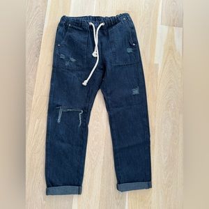 One teaspoon Shabbies drawstring boyfriend jeans